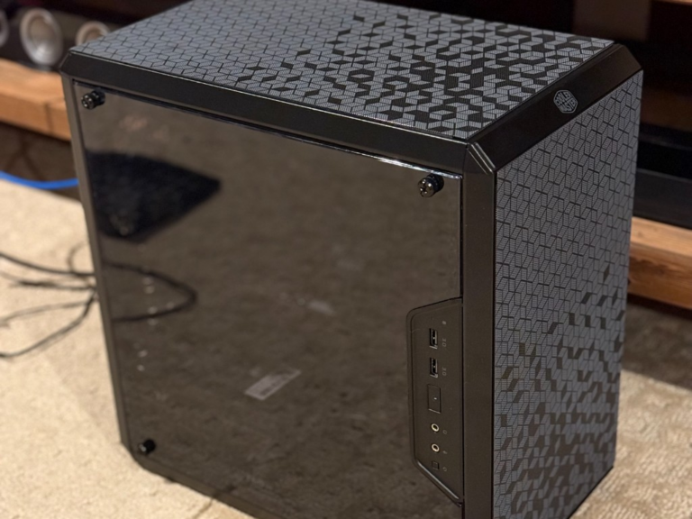 Cooler Master Q300L on the carpet